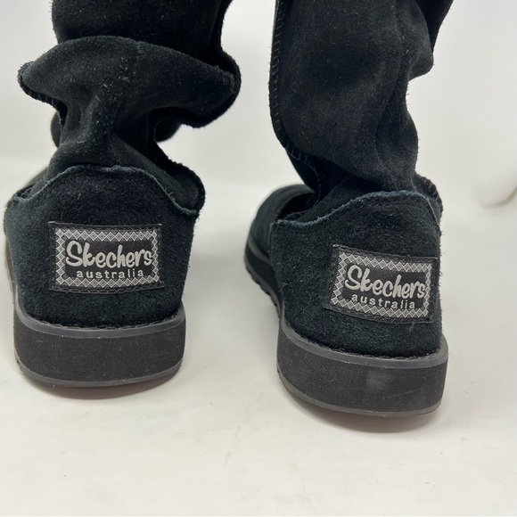 Skechers Australia Black Boots Size 7.5 - Picture 5 of 8